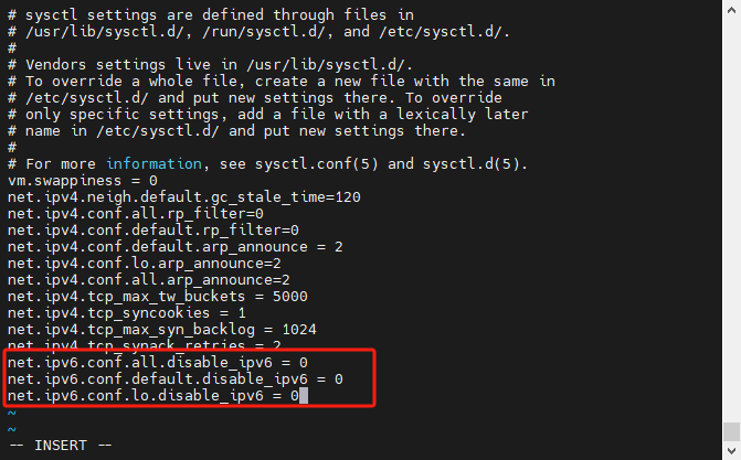 开启ipv6